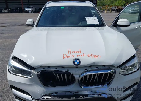 2021 BMW X3 Sdrive30I from USA, damaged, VIN 5UXTY3C00M9E32853